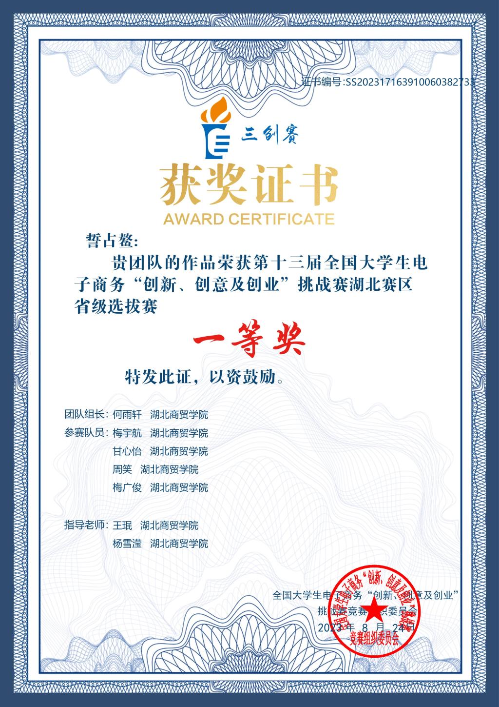 第十三届全国大学生电子商务三创赛湖北赛区决赛